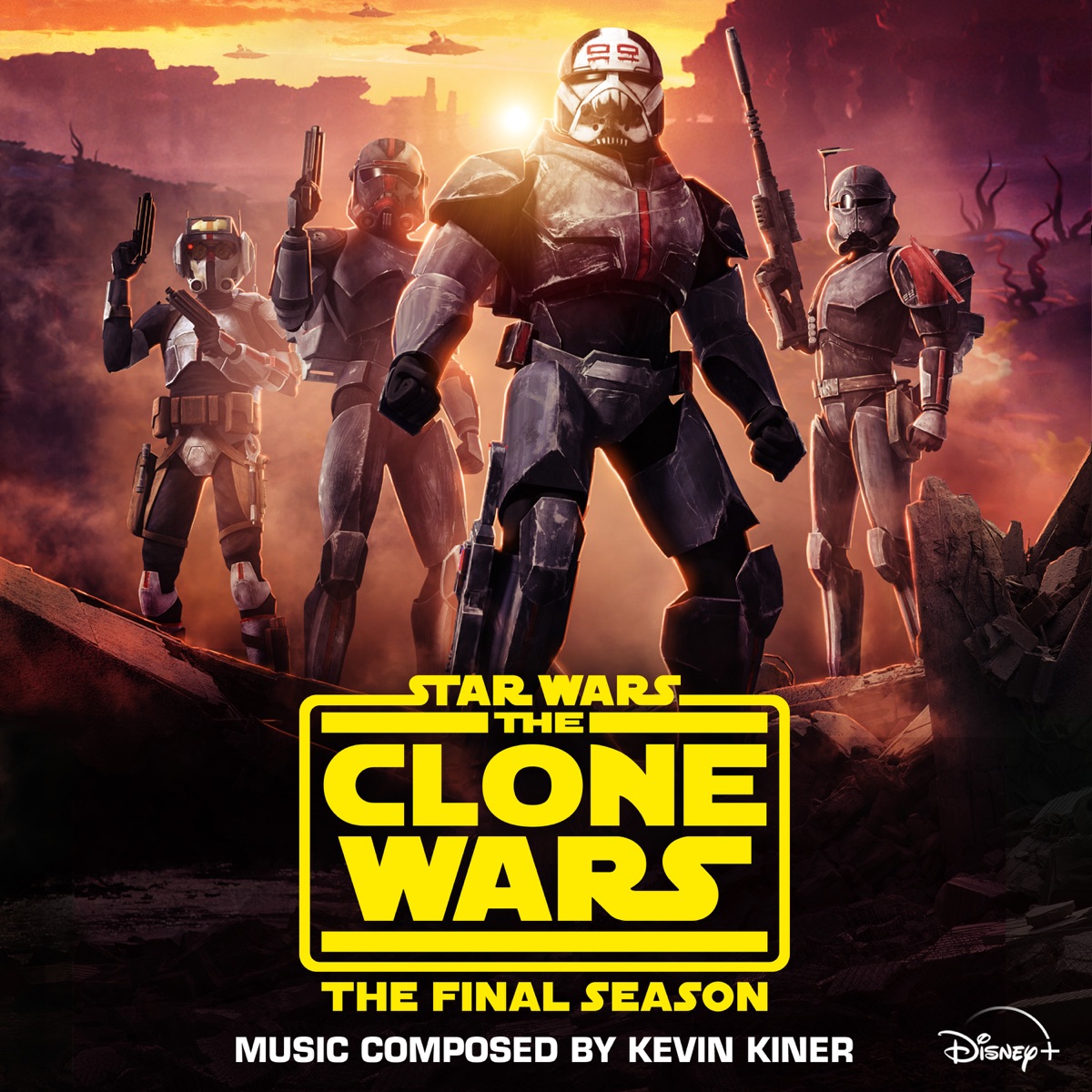 Star Wars: The Clone Wars - The Final Season (Episodes 1-4) [Original Soundtrack] by Kevin Kiner album cover