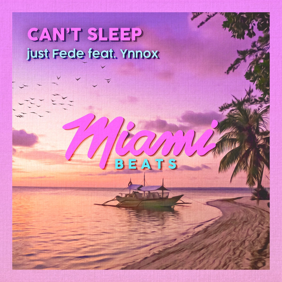 Can't Sleep (feat. Ynnox) - Single by just Fede album cover