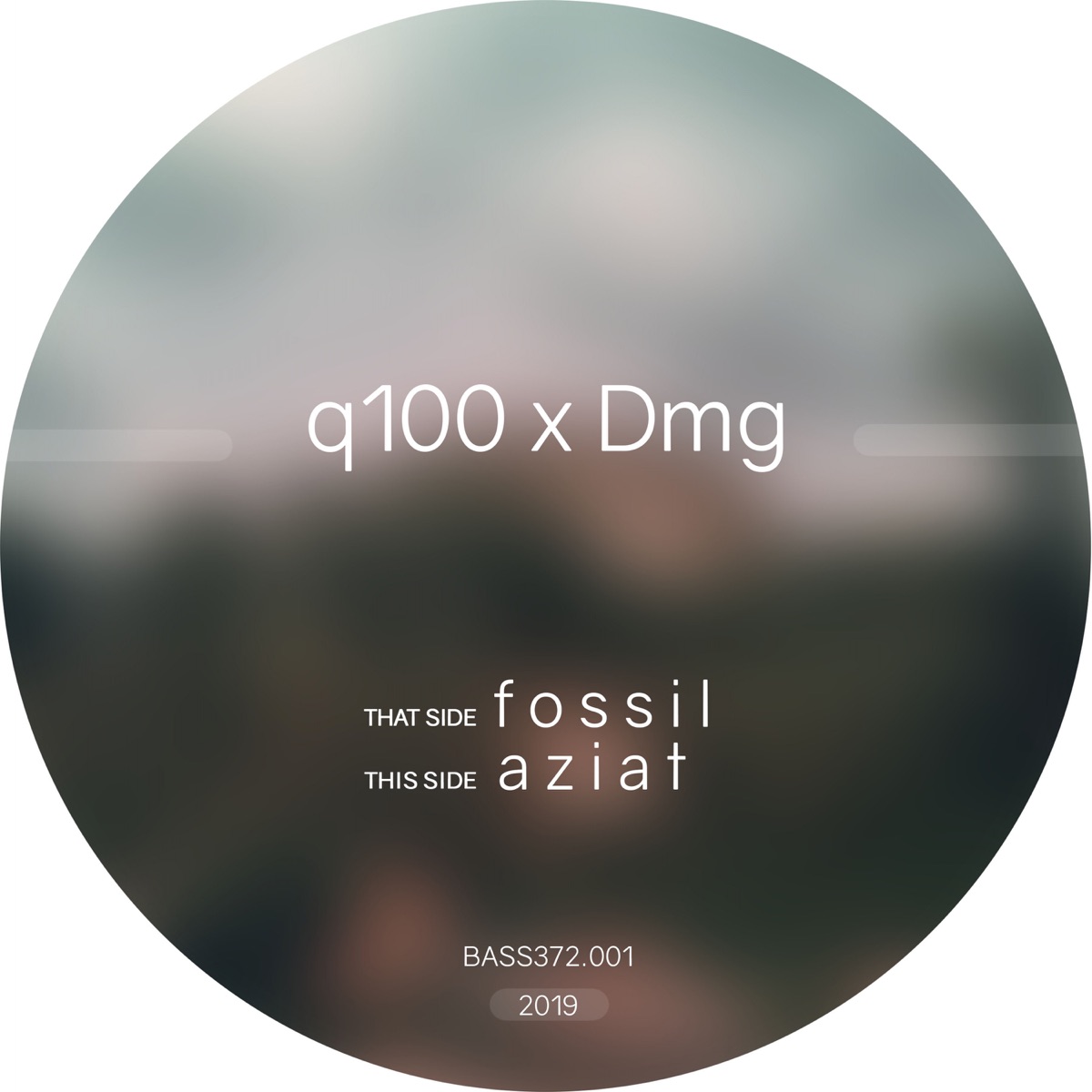 Fossil / Aziat - Single by Q100 & DMG album cover