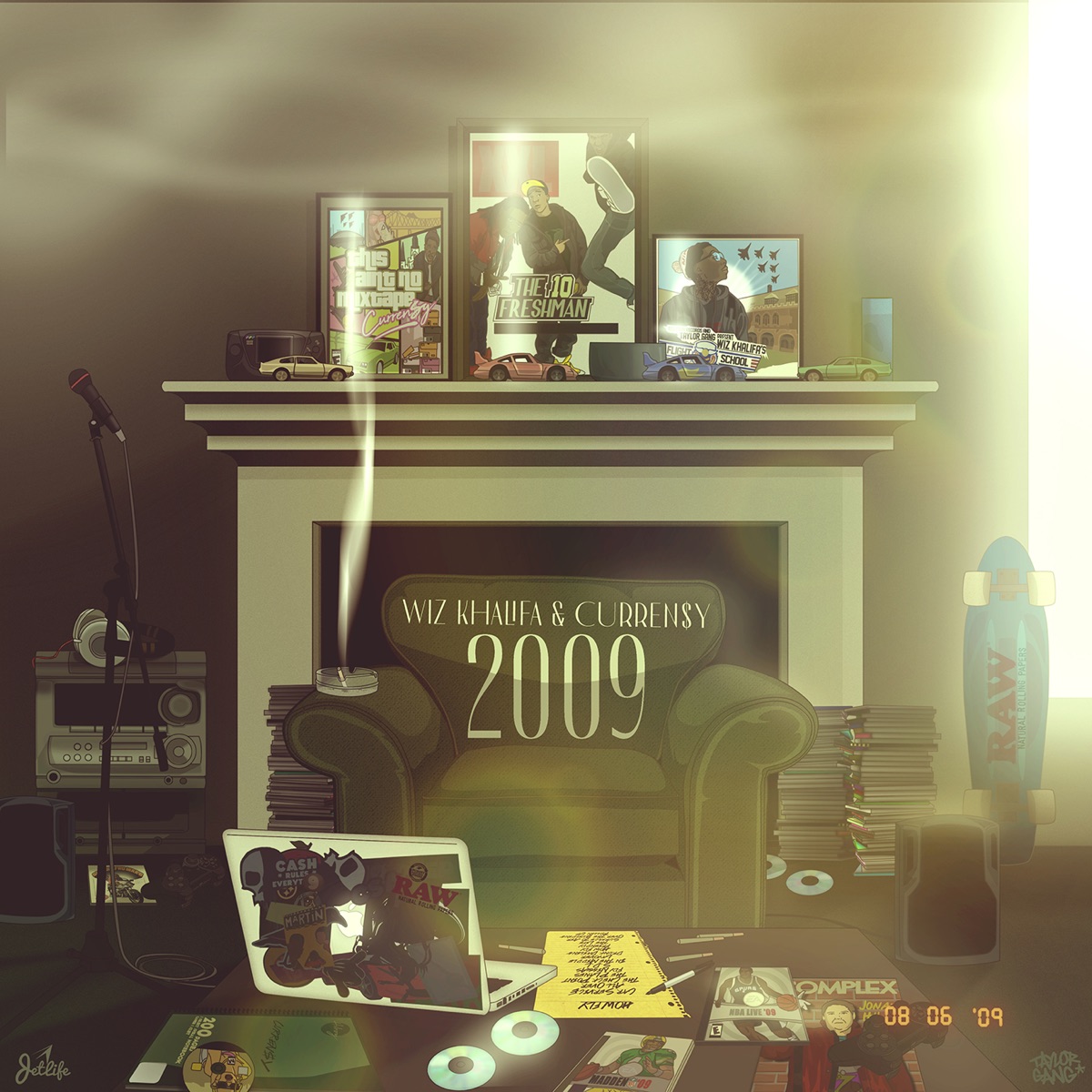 2009 by Wiz Khalifa & Curren$y album cover