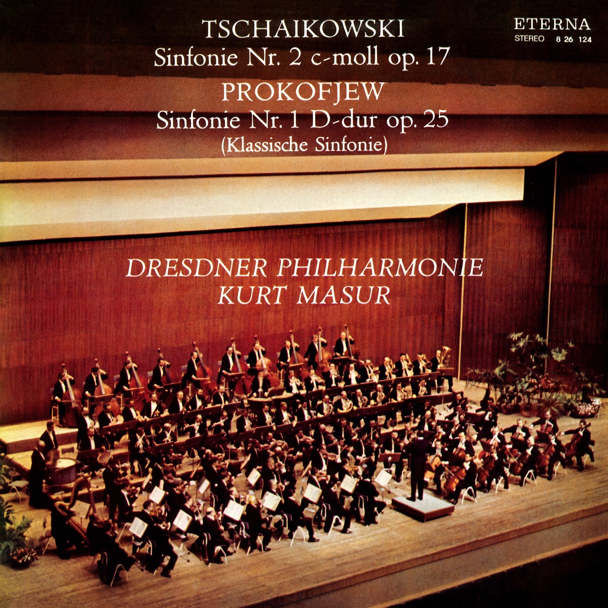 Tchaikovsky: Symphony No. 2 - Prokofiev: Symphony No. 1 by Dresden Philharmonic Orchestra & Kurt Masur album cover