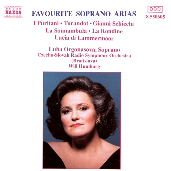 Favourite Soprano Arias - Luba Orgonasova by Czecho-Slovak Radio Symphony Orchestra, Luba Orgonasova & Will Humburg album cover