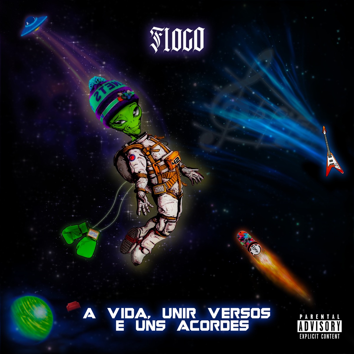 A Vida, Unir Versos e uns Acordes by Floco album cover