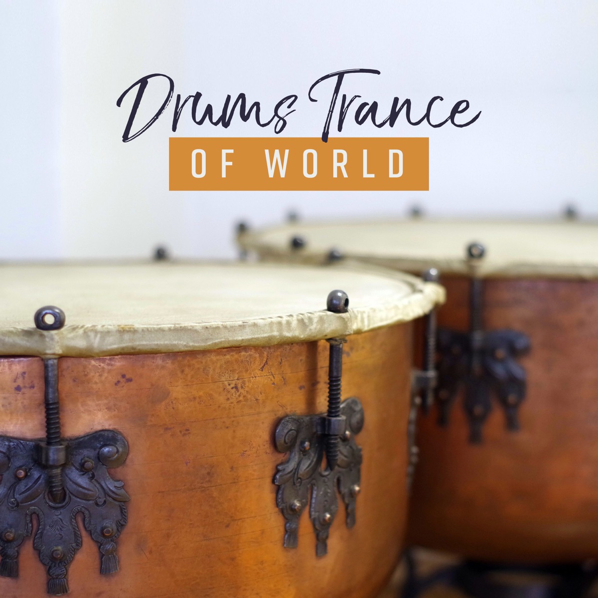 Drums Trance of World: Ritual Native Drumming, Ancient Sounds, Ethnic Journey, Healing Meditation by Shamanic Drumming World, Sound Effects Zone & Relaxing Zen Music Therapy album cover