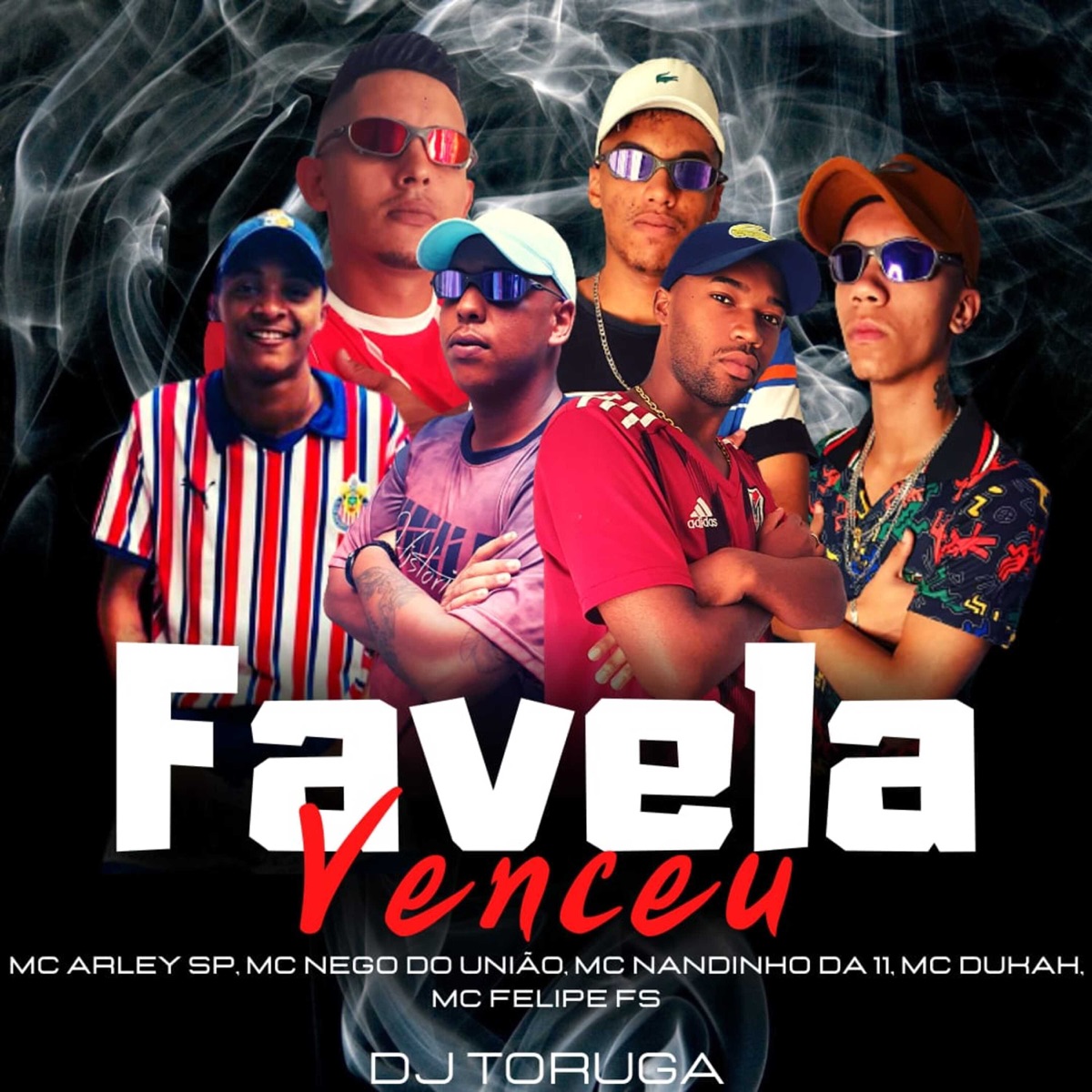 Favela Venceu - Single by Mc Arley SP, MC Nego do União, MC Nandinho da 11, mc Dukah & MC Felipe FS album cover