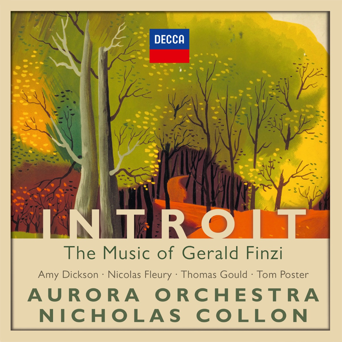 Introit: The Music of Gerald Finzi by Aurora Orchestra & Nicholas Collon album cover