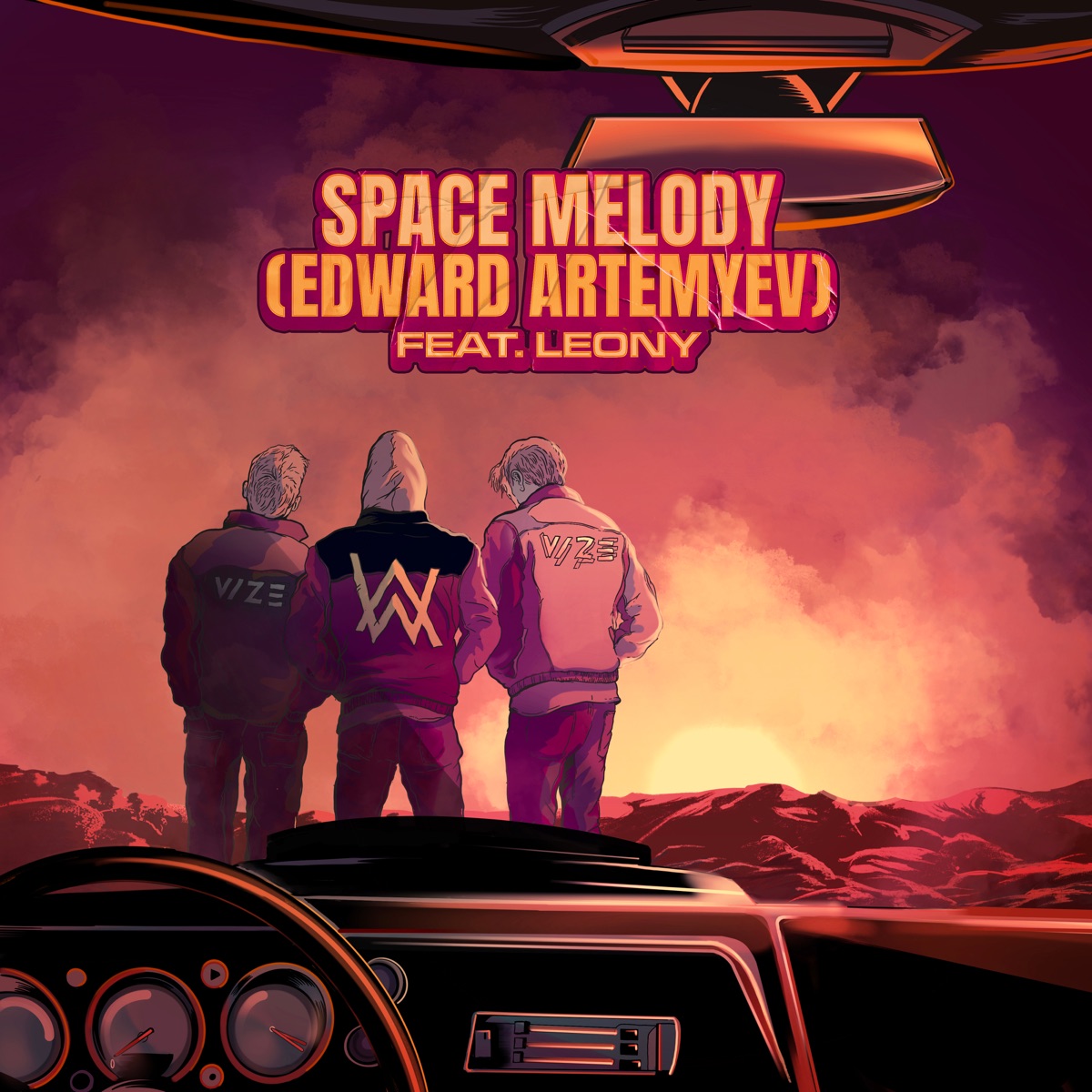 Space Melody (Edward Artemyev) [feat. Leony] - Single by VIZE, Alan Walker & Edward Artemyev album cover
