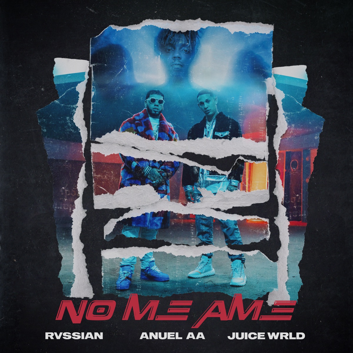 No Me Ame - Single by Rvssian, Anuel AA & Juice WRLD album cover