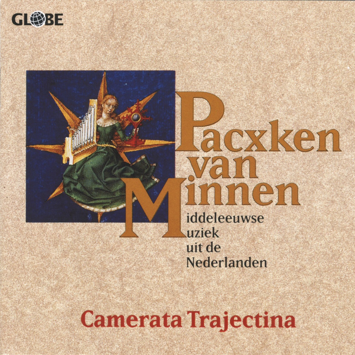 Pacxken Van Minnen: Middeleeuwse muziek uit de Nederlanden by Camerata Trajectina album cover