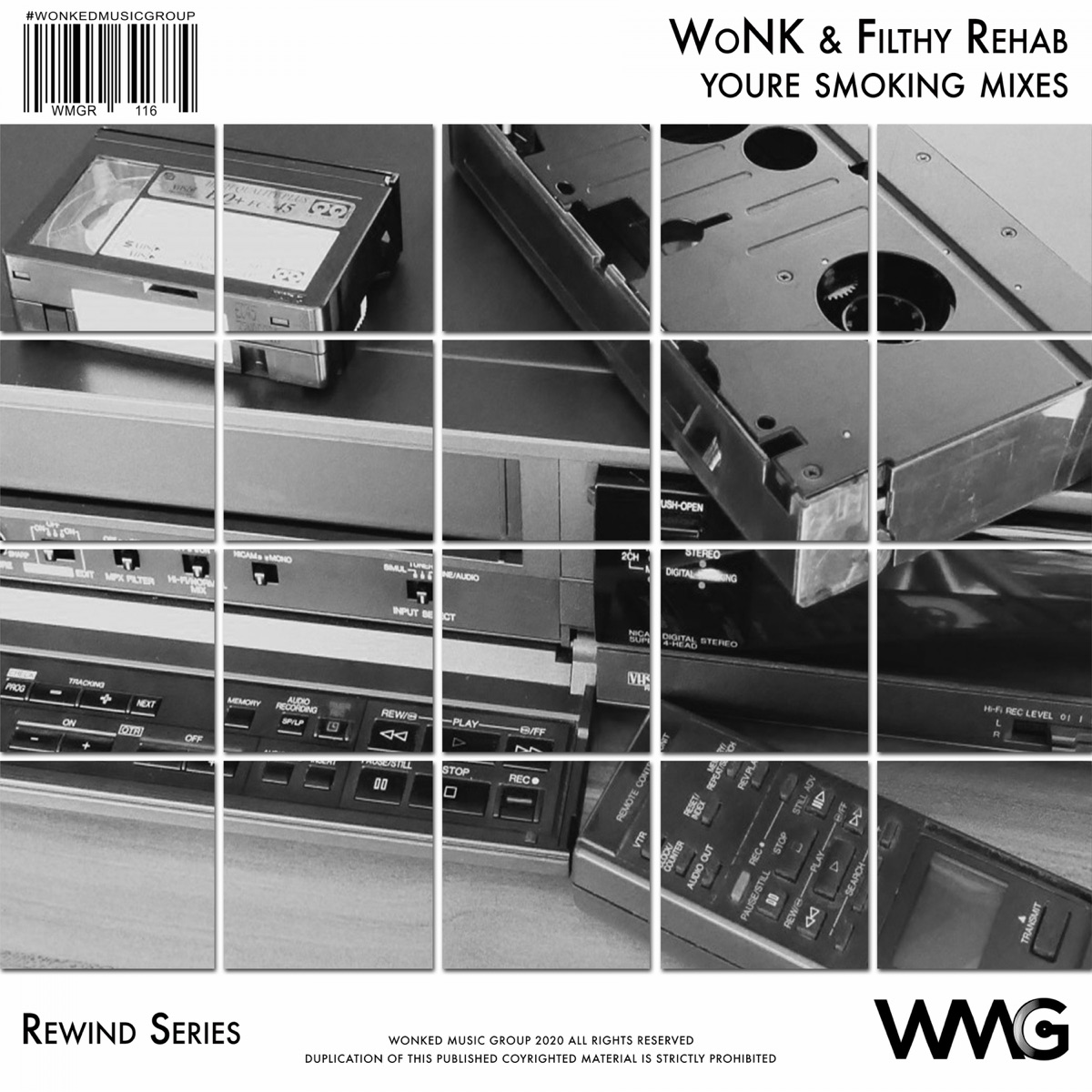 Rewind Series: WoNK & Filthy Rehab - You're Smoking Mixes by Wonk & Filthy Rehab album cover