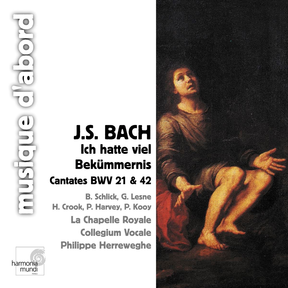 Bach: Cantatas BWV 21 & 42 by Collegium Vocale Gent, La Chapelle Royale & Philippe Herreweghe album cover