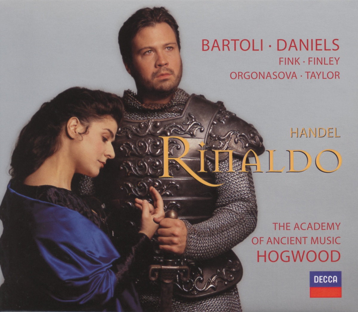 Handel: Rinaldo, HWV 7a (Complete Opera - Original 1711 Version) by Cecilia Bartoli, David Daniels, Academy of Ancient Music & Christopher Hogwood album cover