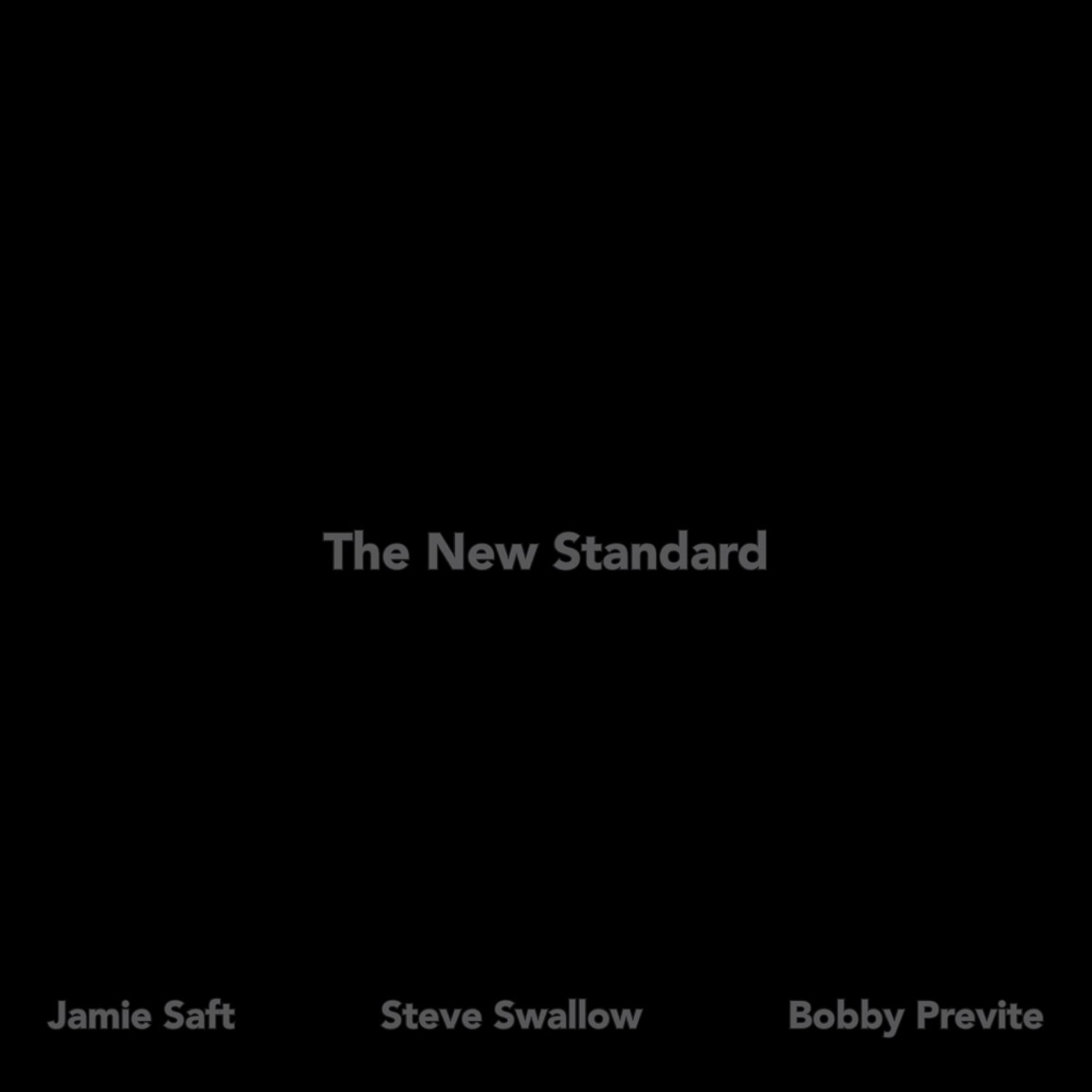 The New Standard by Jamie Saft, Steve Swallow & Bobby Previte album cover