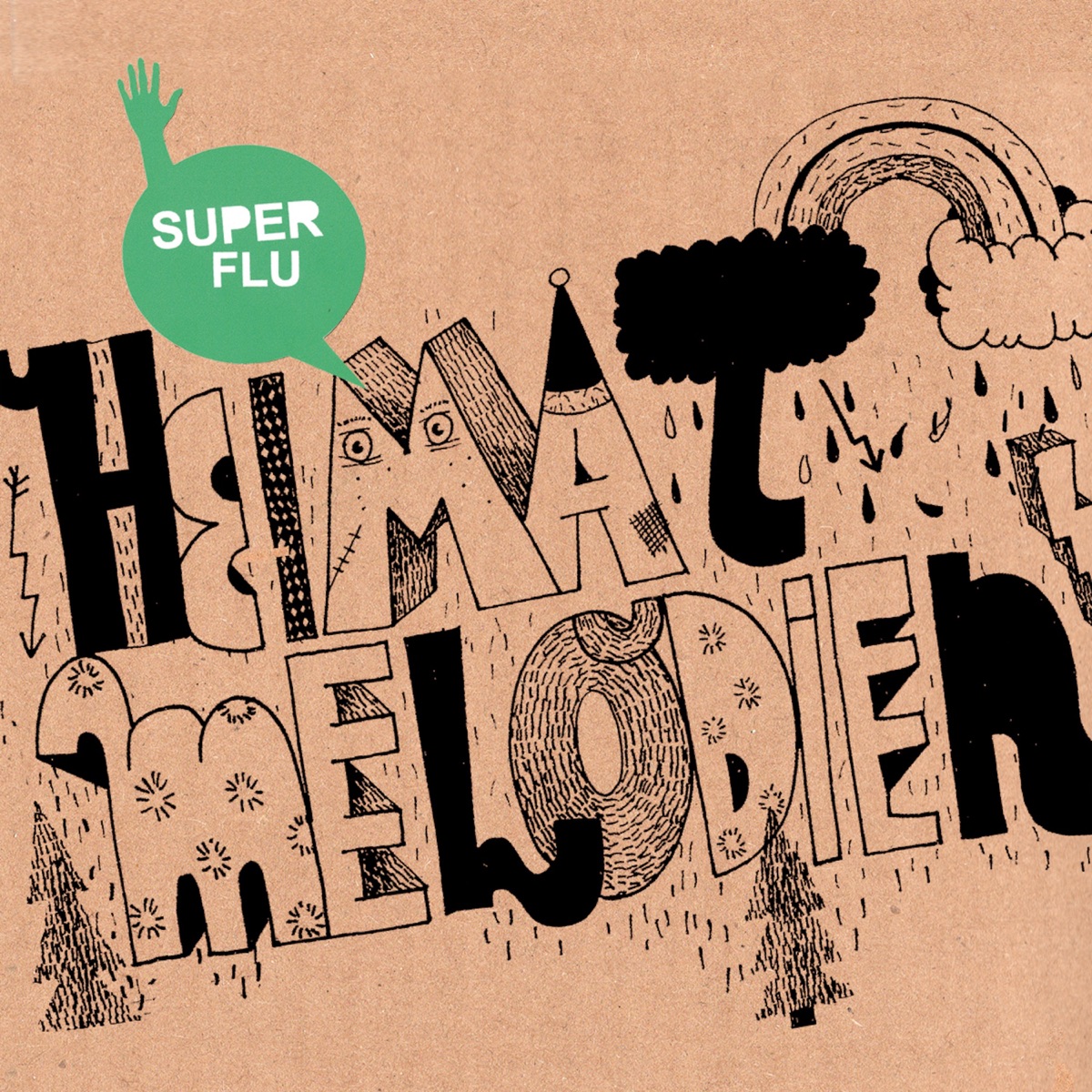 Heimatmelodien by Super Flu album cover