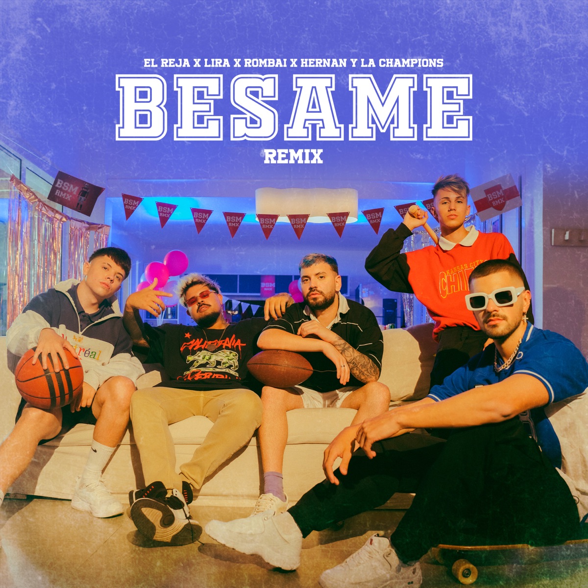 Bésame (Remix) [feat. Hernan y La Champion's Liga] - Single by El Reja, Rombai & Lira album cover