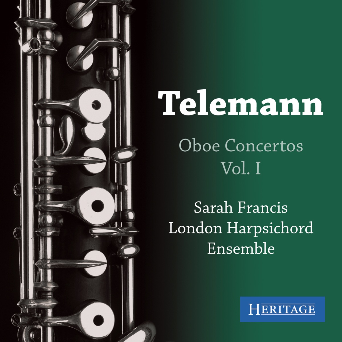 Telemann: Oboe Concertos Vol. I by London Harpsichord Ensemble & Sarah Francis album cover