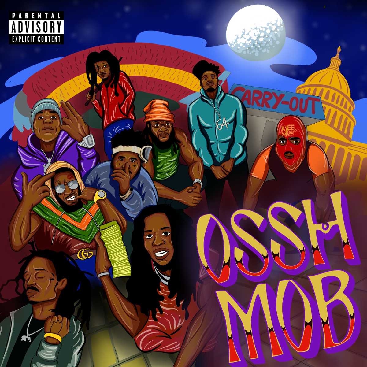 OSSHMOB by Black Fortune album cover