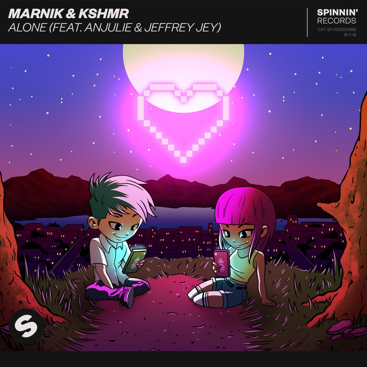 Alone (feat. Anjulie & Jeffrey Jey) - Single by Marnik & KSHMR album cover
