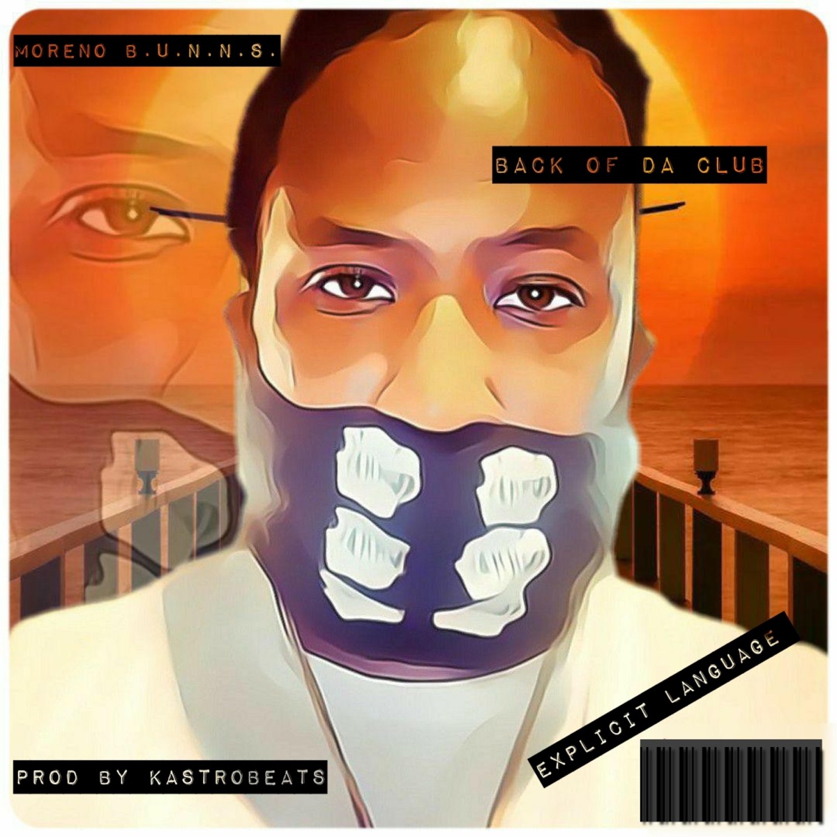 Back of DA Club - Single by Moreno B.U.N.N.S album cover