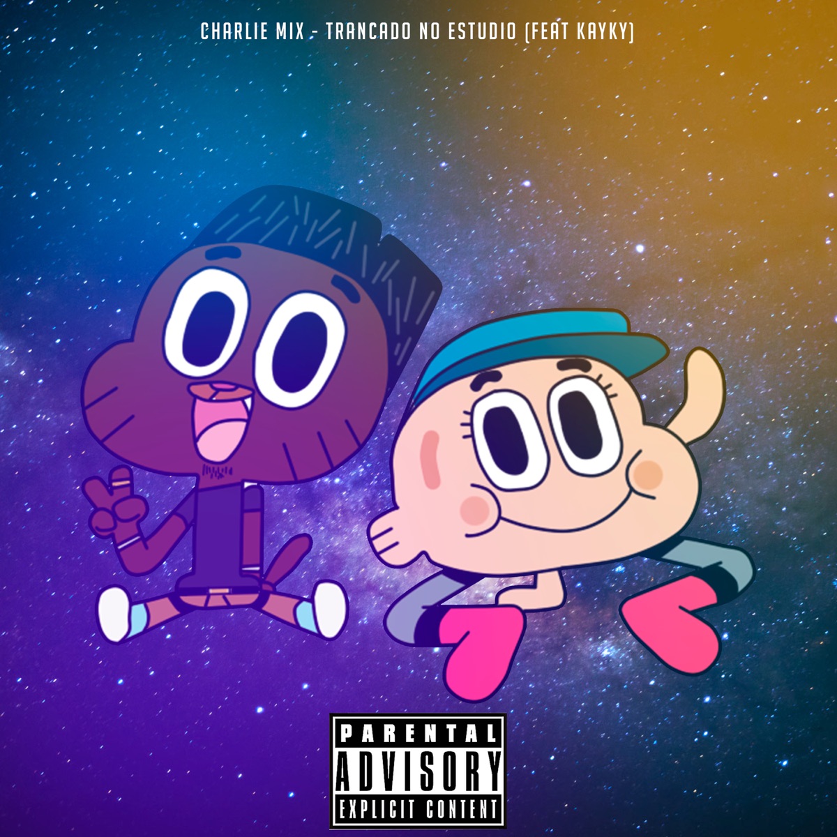 Trancado no Estúdio (feat. kaykyy) - Single by Charlie Mix album cover