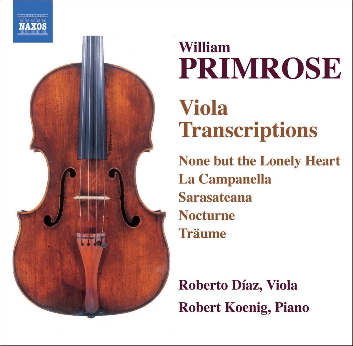 Primrose: Viola Transcriptions by Robert Koenig & Roberto Diaz album cover