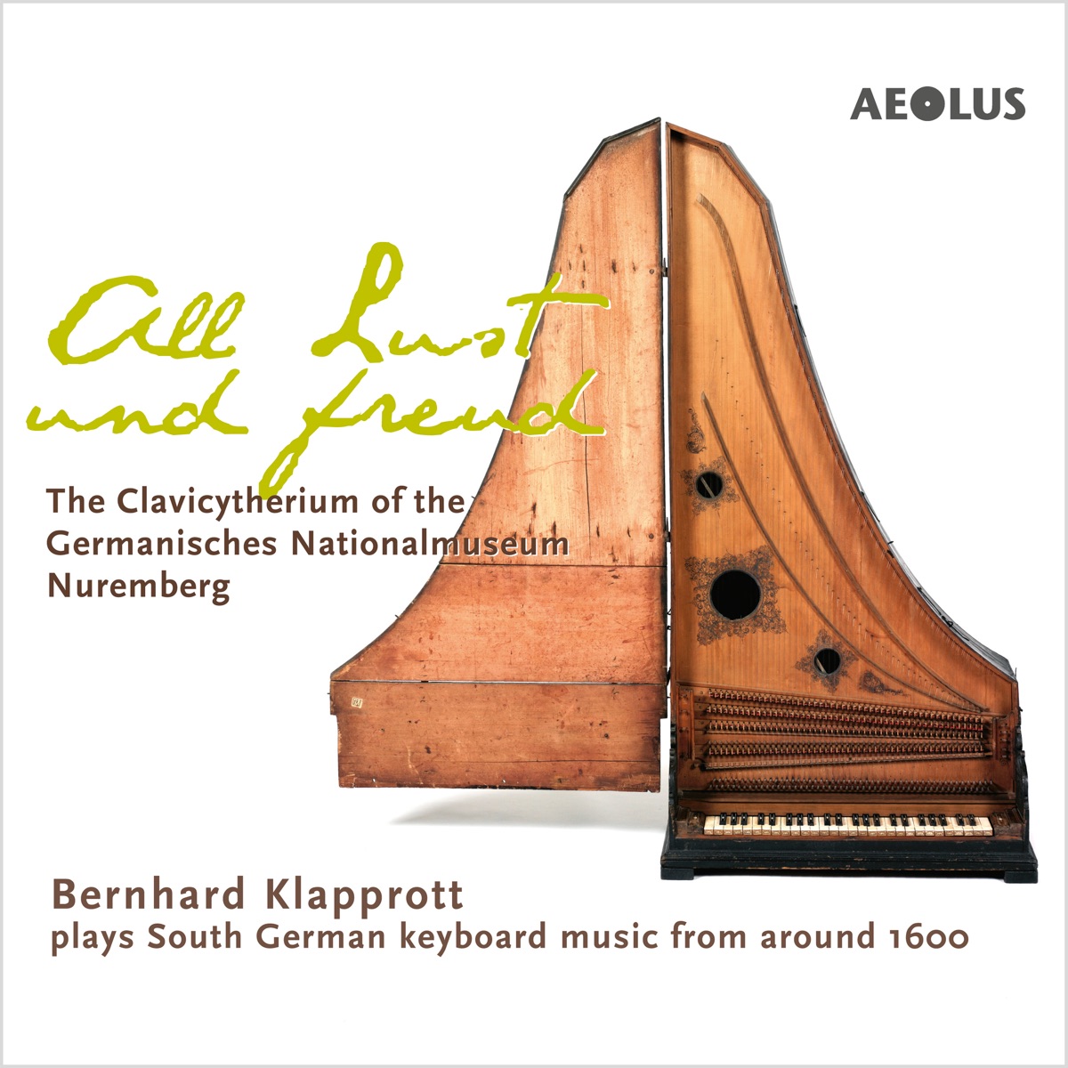All Lust und Freud - The Clavicytherium of the Germanisches Nationalmuseum, Nuremberg by Bernhard Klapprott album cover