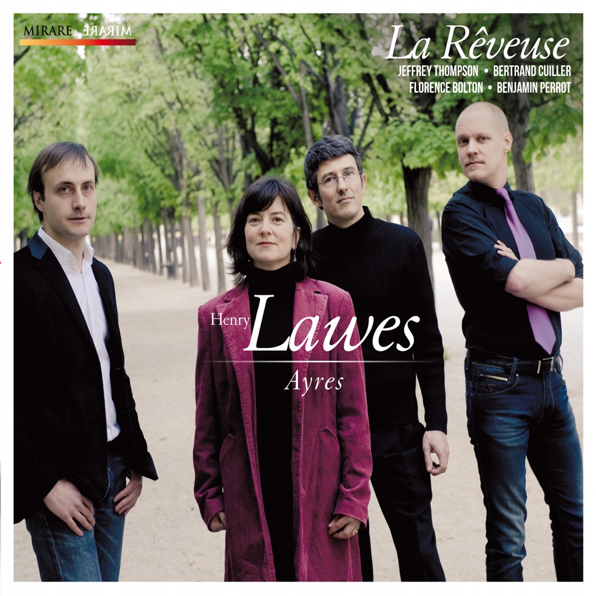 Henry Lawes: Ayres by La Rêveuse, Jeffrey Thompson, Florence Bolton, Bertrand Cuiller & Benjamin Perrot album cover