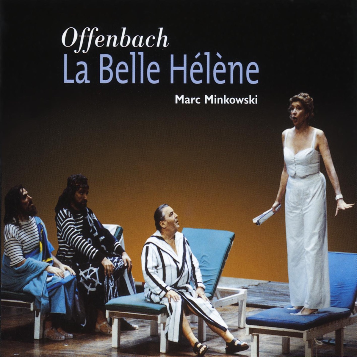 Offenbach: La Belle Hélène by Marc Minkowski, Les Musiciens du Louvre, Dame Felicity Lott, Michel Sénéchal & Yann Beuron album cover