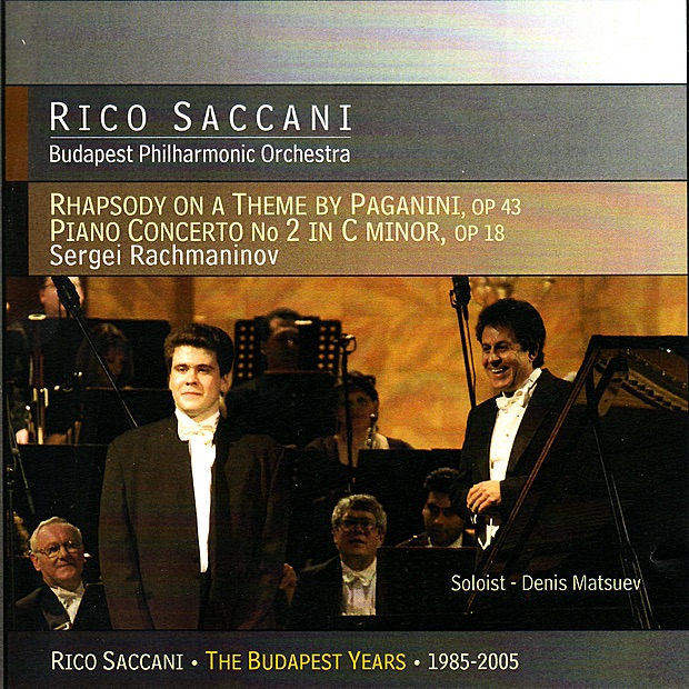 Rachmaninov: Rhapsody On a Theme By Paganini & Concerto No. 2 by Budapest Philharmonic Orchestra, Denis Matsuev & Rico Saccani album cover