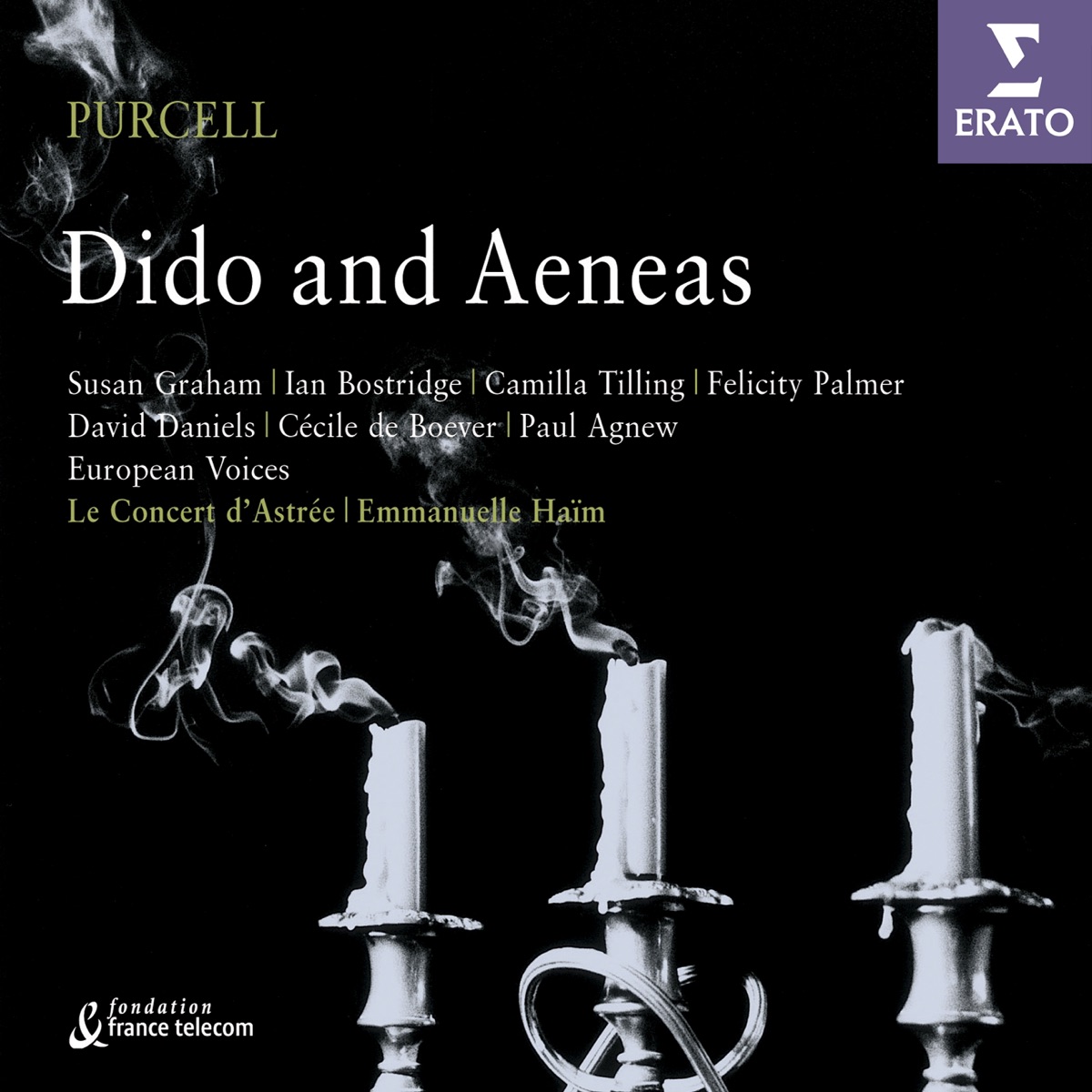 Purcell: Dido and Aeneas by Emmanuelle Haïm & Le Concert d'Astrée album cover