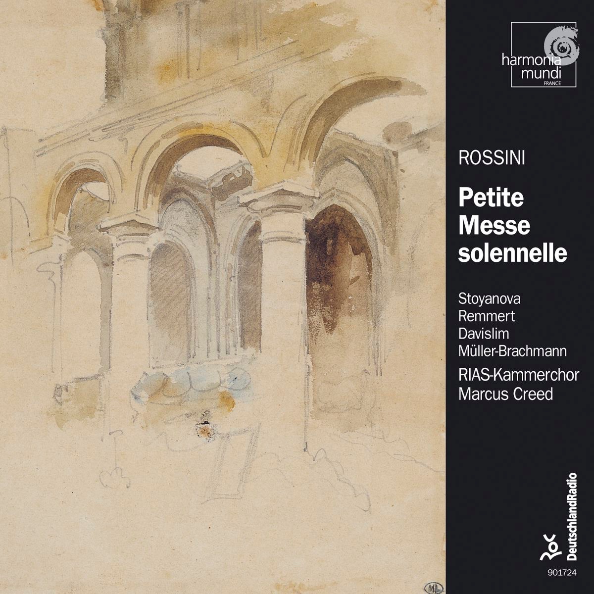 Rossini: Petite Messe Solennelle by Marcus Creed & RIAS Kammerchor album cover