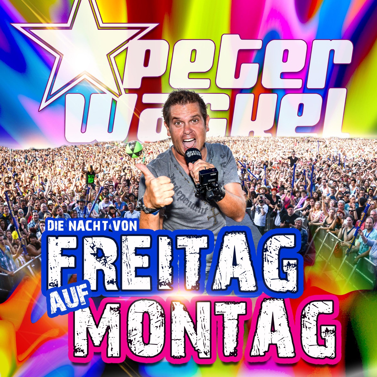 Die Nacht von Freitag auf Montag - Single by Peter Wackel album cover