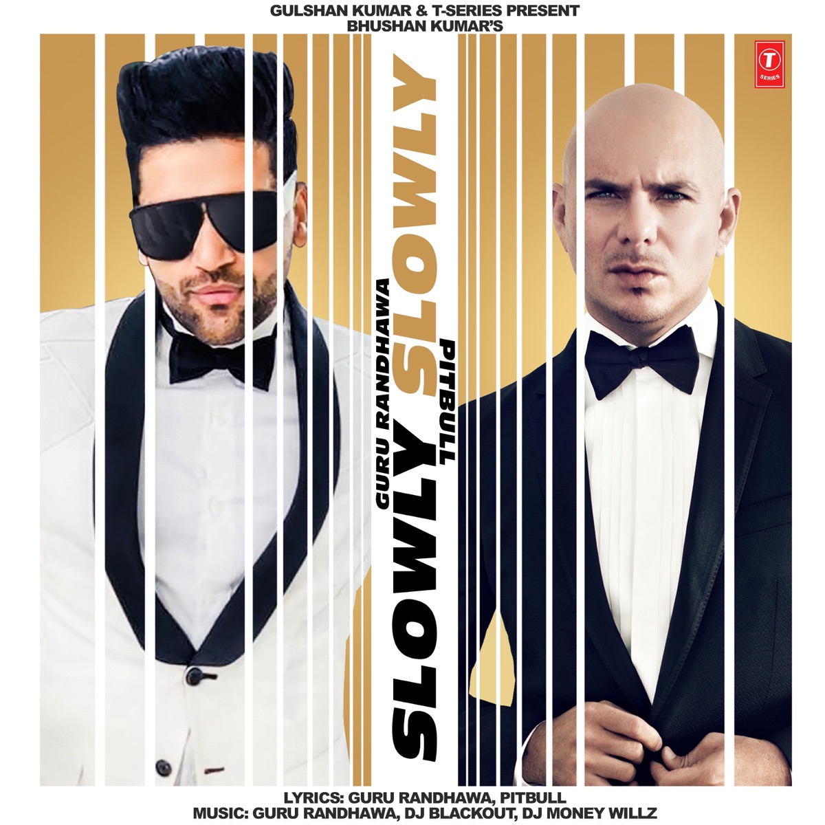 Slowly Slowly - Single by Guru Randhawa & Pitbull album cover