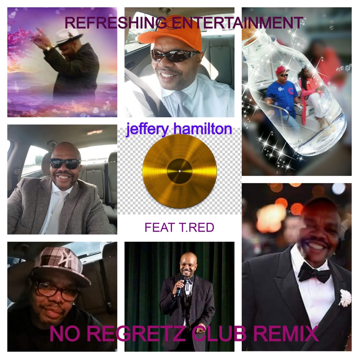 No Regretz (feat. T.Red) - Single [Club Remix] - Single by Jeffery Hamilton album cover