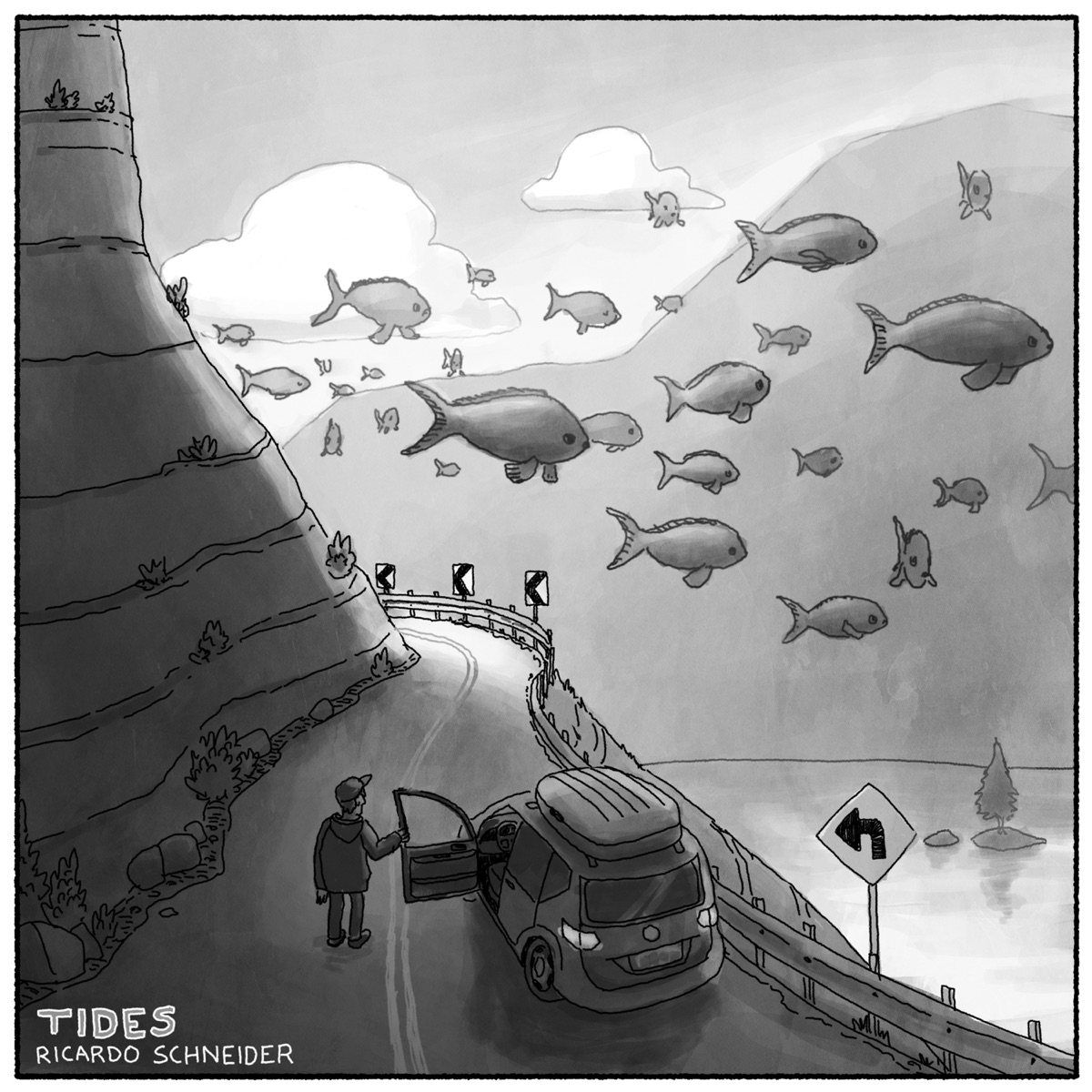 Tides by Ricardo Schneider album cover