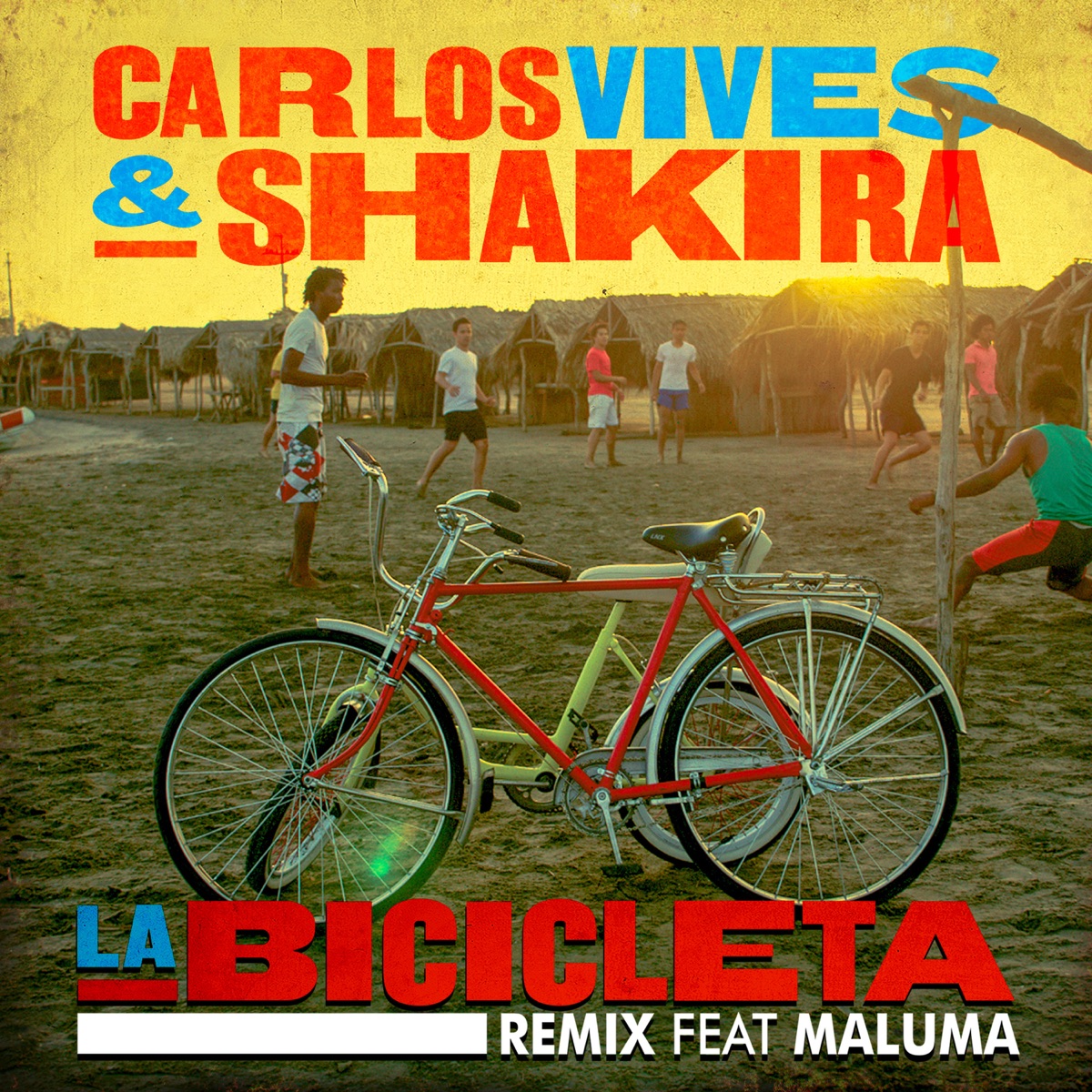 La Bicicleta (Remix) [feat. Maluma] - Single by Carlos Vives & Shakira album cover