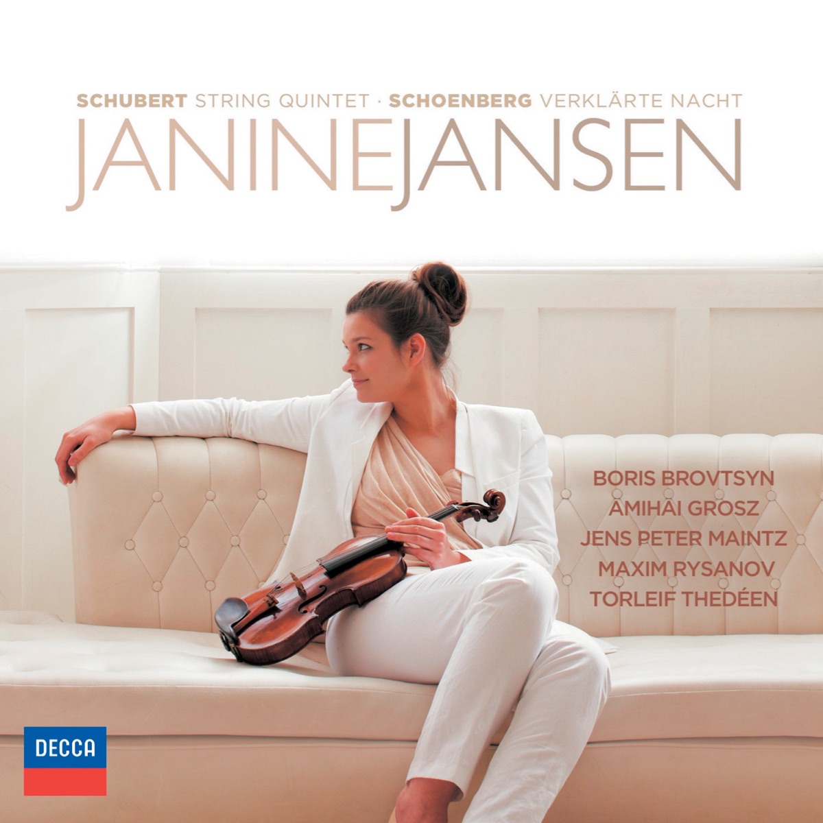 Schubert: String Quintet - Schoenberg: Verklärte Nacht by Janine Jansen, Boris Brovtsyn, Amihai Grosz, Maxim Rysanov, Torleif Thedéen & Jens Peter Maintz album cover