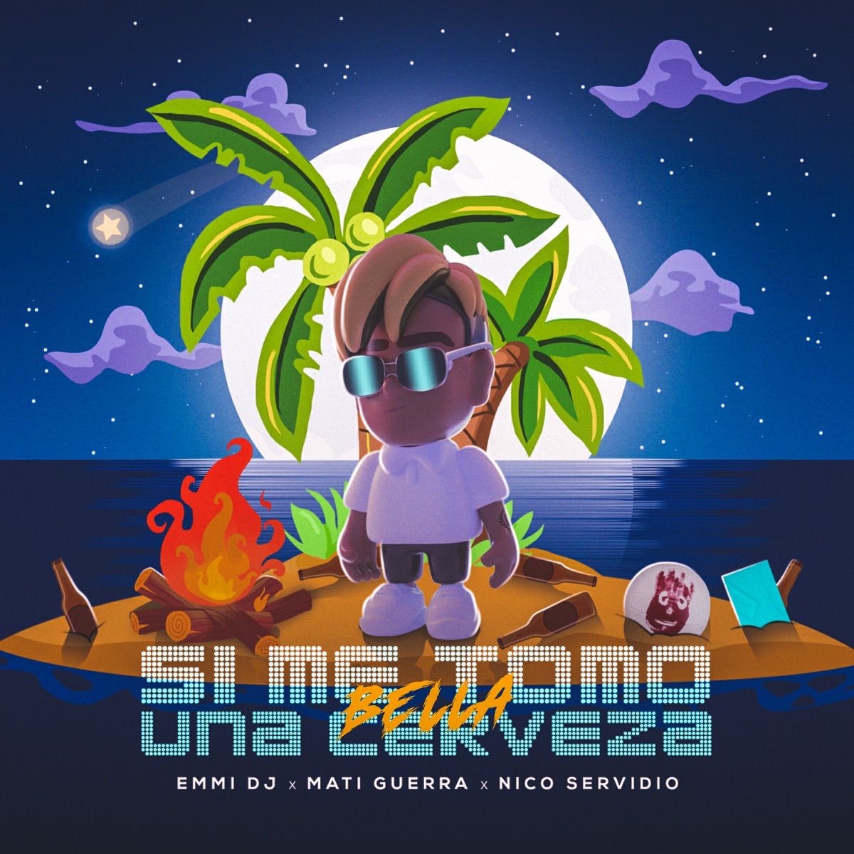 Si Me Tomo una Cerveza (Bella) [Remix] - Single by Mati Guerra, Emmi Dj & Nico Servidio DJ album cover