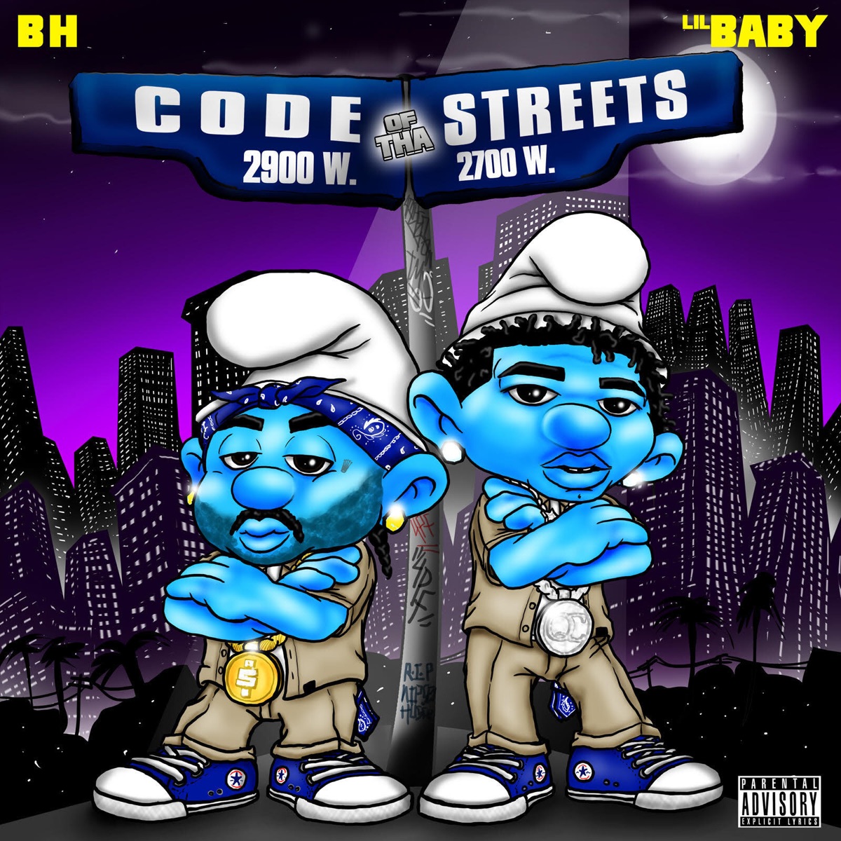 Code of tha Streets - Single by BH & Lil Baby album cover artwork