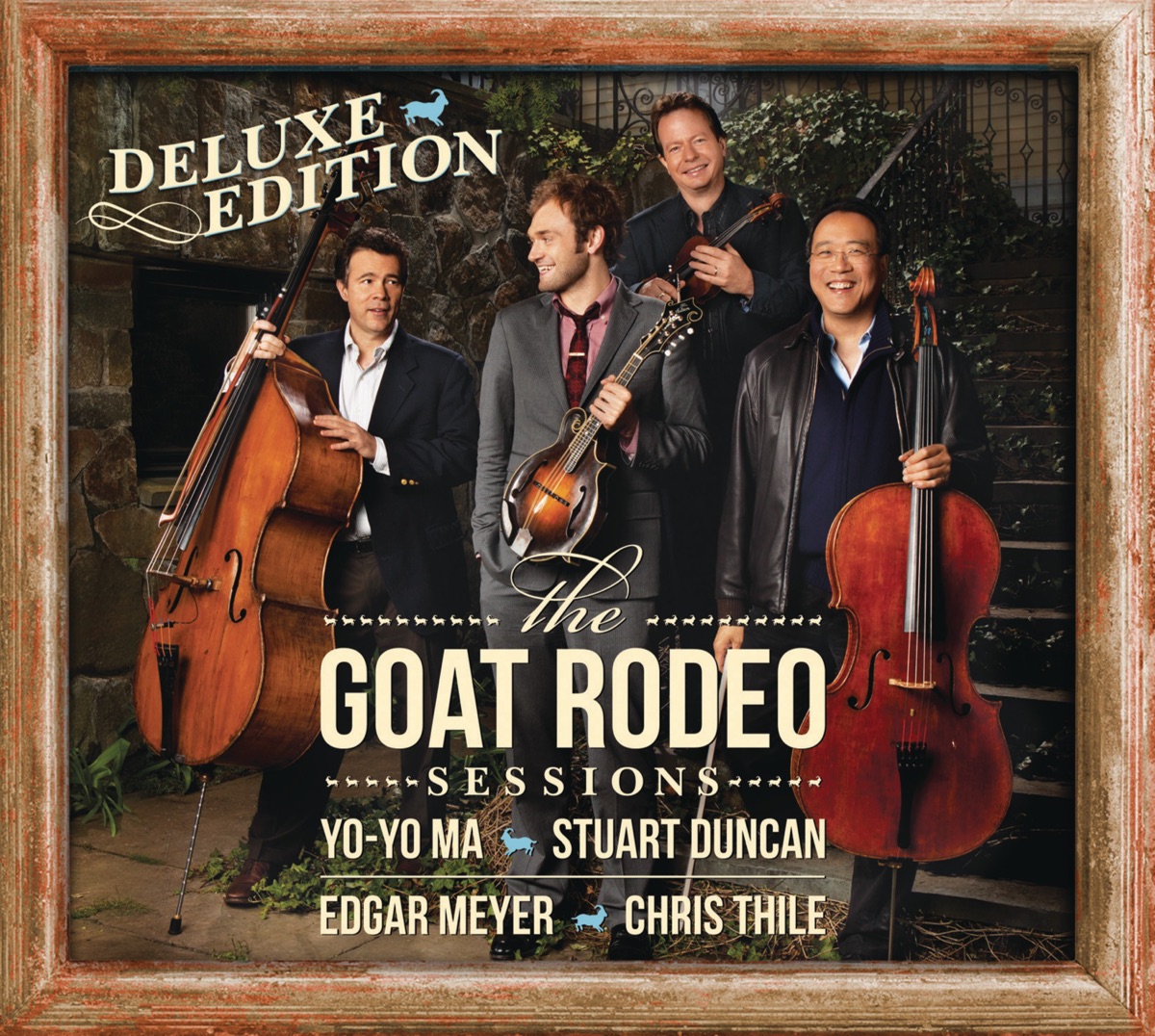 The Goat Rodeo Sessions (Deluxe Edition) by Yo-Yo Ma, Stuart Duncan, Edgar Meyer & Chris Thile album cover