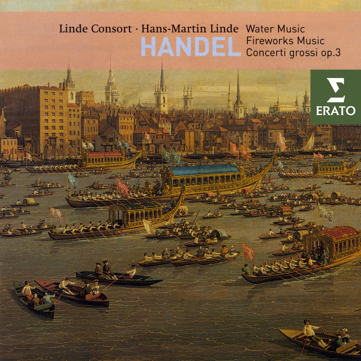 Handel - Orchestral Works by Hans-Martin Linde & Linde Consort album cover