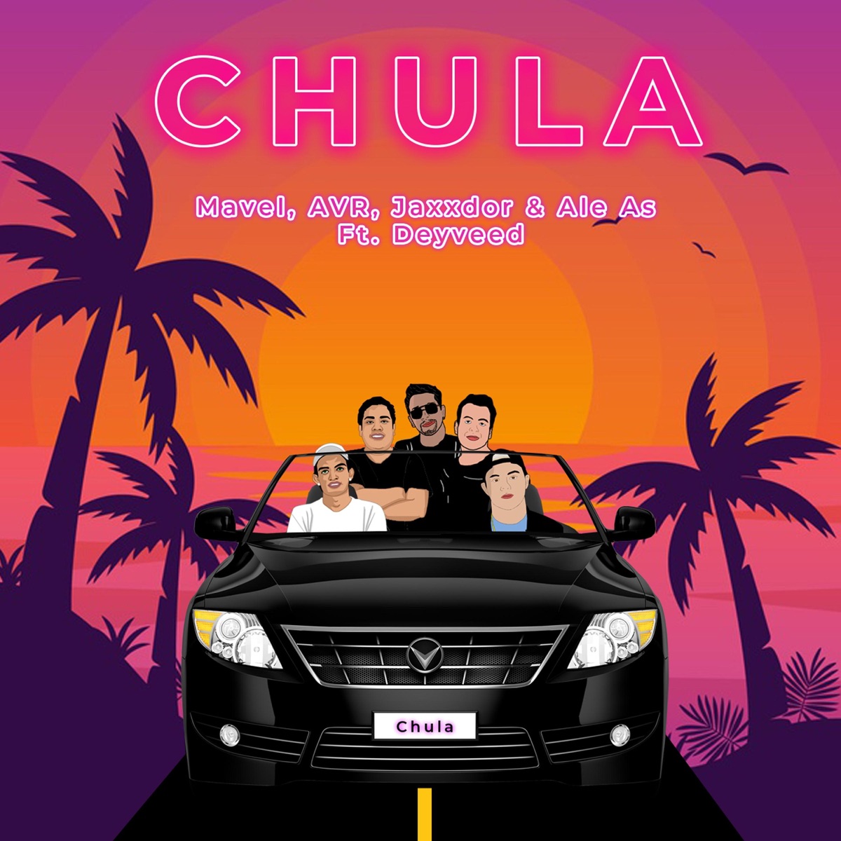 Chula (feat. Deyveed) - Single by Mavel, AVR, Jaxxdor & Ale As album cover