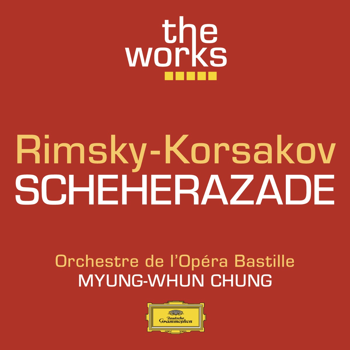 Rimsky-Korsakov: Sheherazade by Paris Opera Orchestra & Myung-Whun Chung album cover