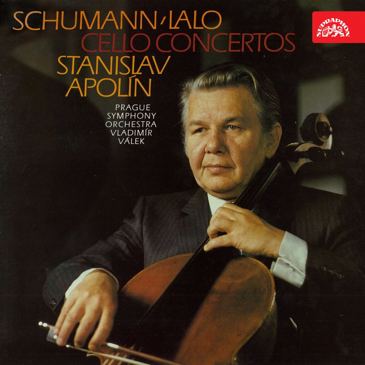 Schumann, Lalo: Cello Concertos by Stanislav Apolín, Vladimír Válek & Prague Symphony Orchestra album cover