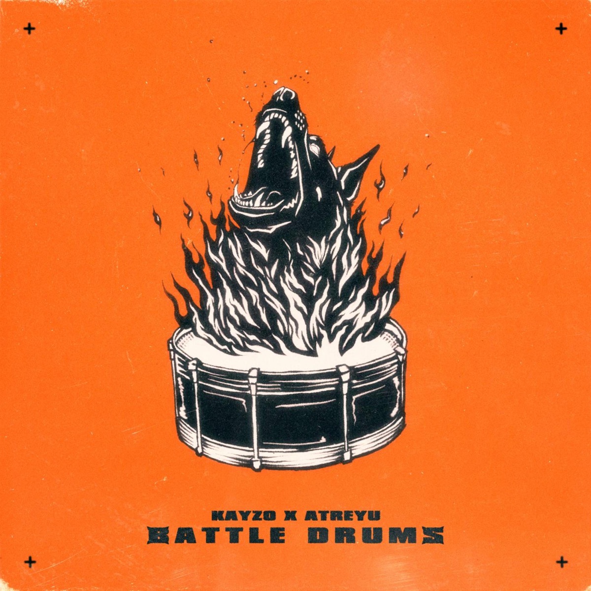 Battle Drums - Single by Kayzo & Atreyu album cover