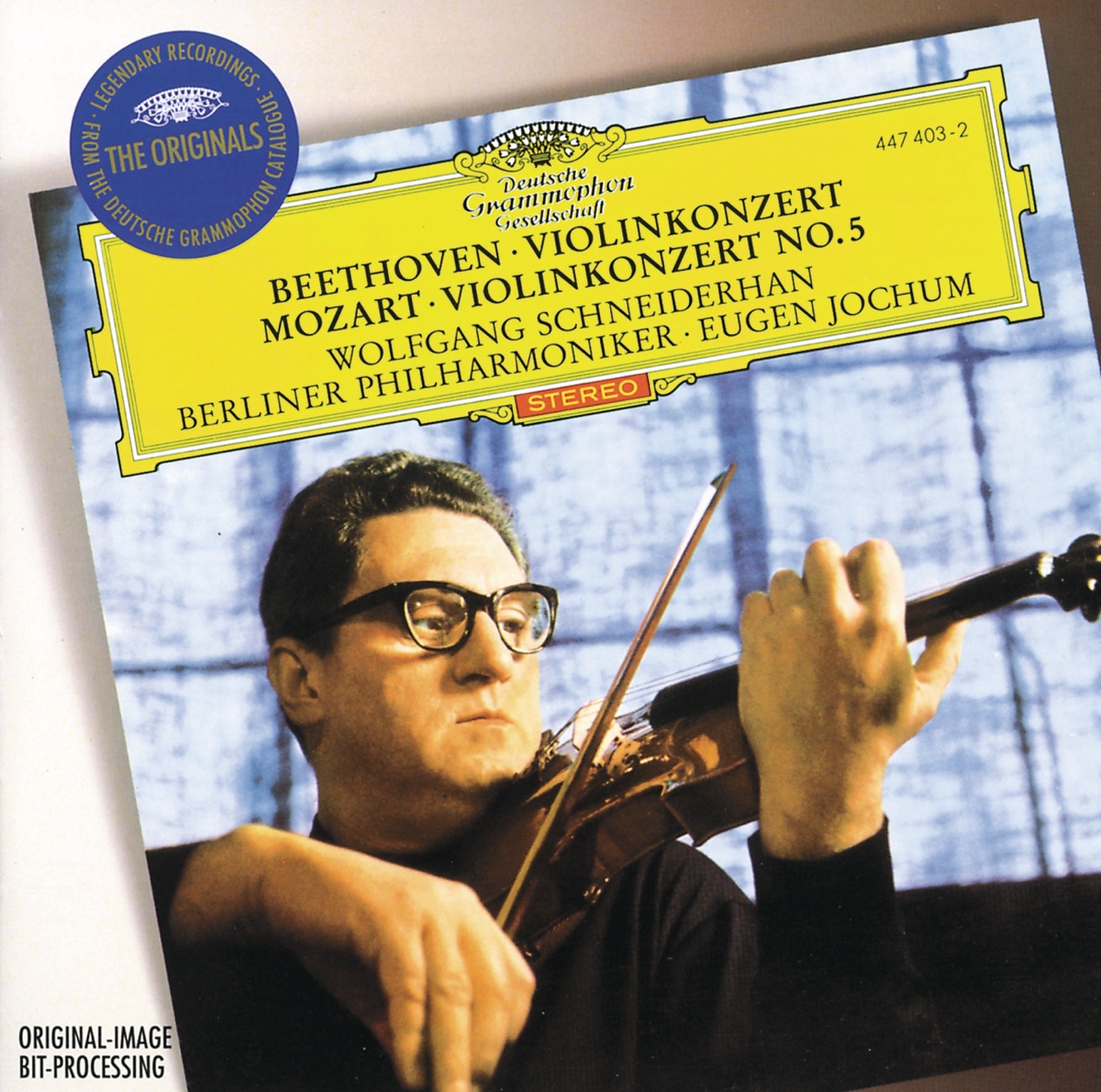 Beethoven: Violin Concerto & Mozart: Violin Concerto No. 5 by Wolfgang Schneiderhan, Berliner Philharmoniker & Eugen Jochum album cover