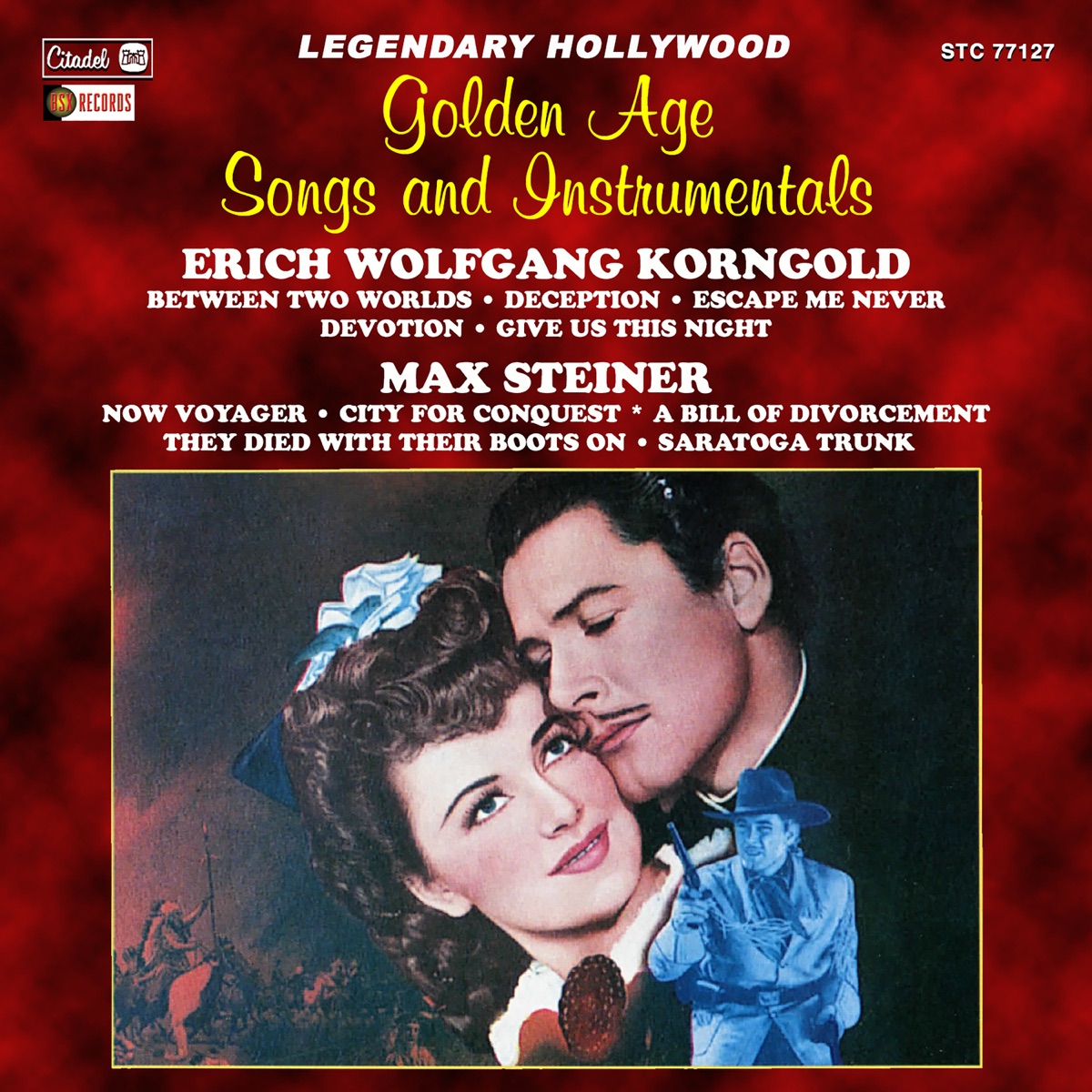 Golden Age Songs and Instrumentals by Erich Wolfgang Korngold & Max Steiner album cover