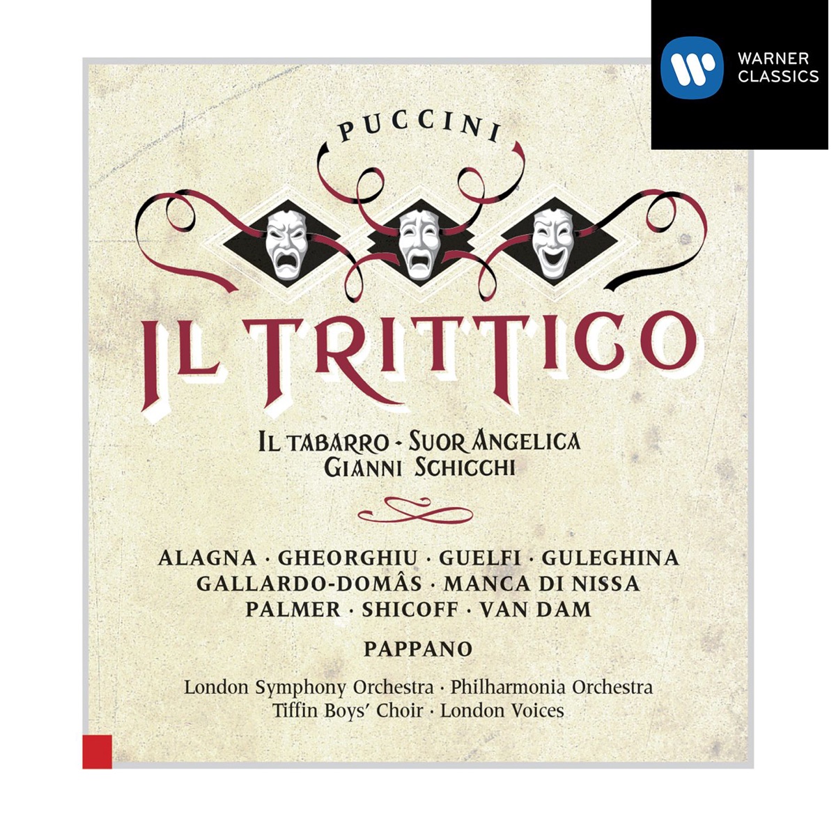 Puccini: Il trittico by Angela Gheorghiu, Antonio Pappano & London Symphony Orchestra album cover