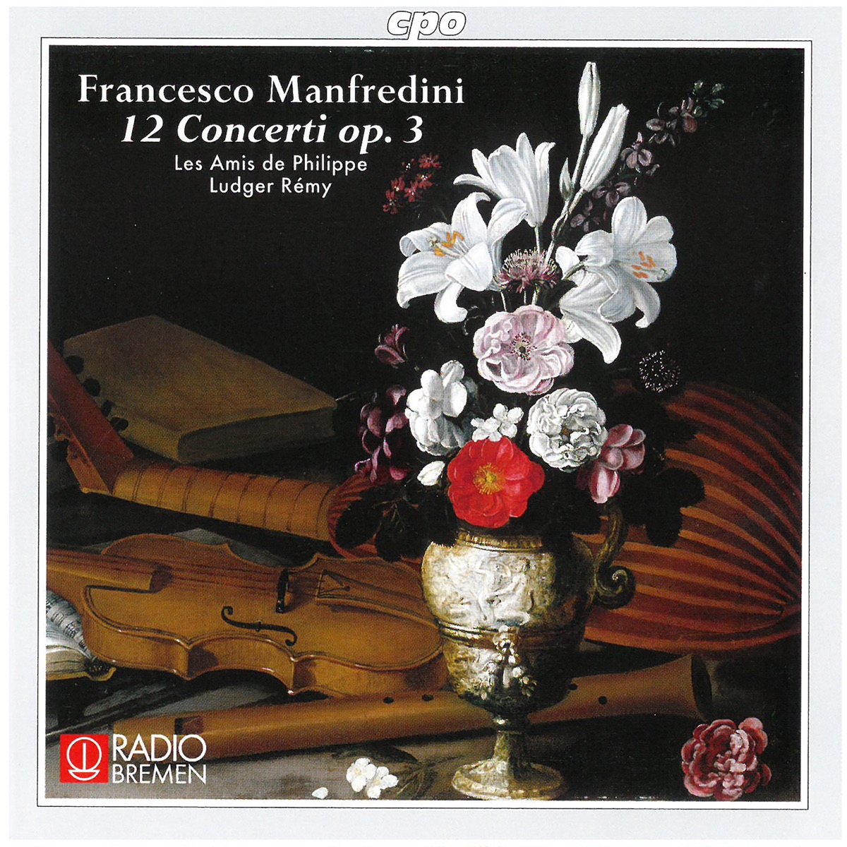 Manfredini: 12 Concerti, Op. 3 by Ludger Rémy & Les Amis de Philippe album cover