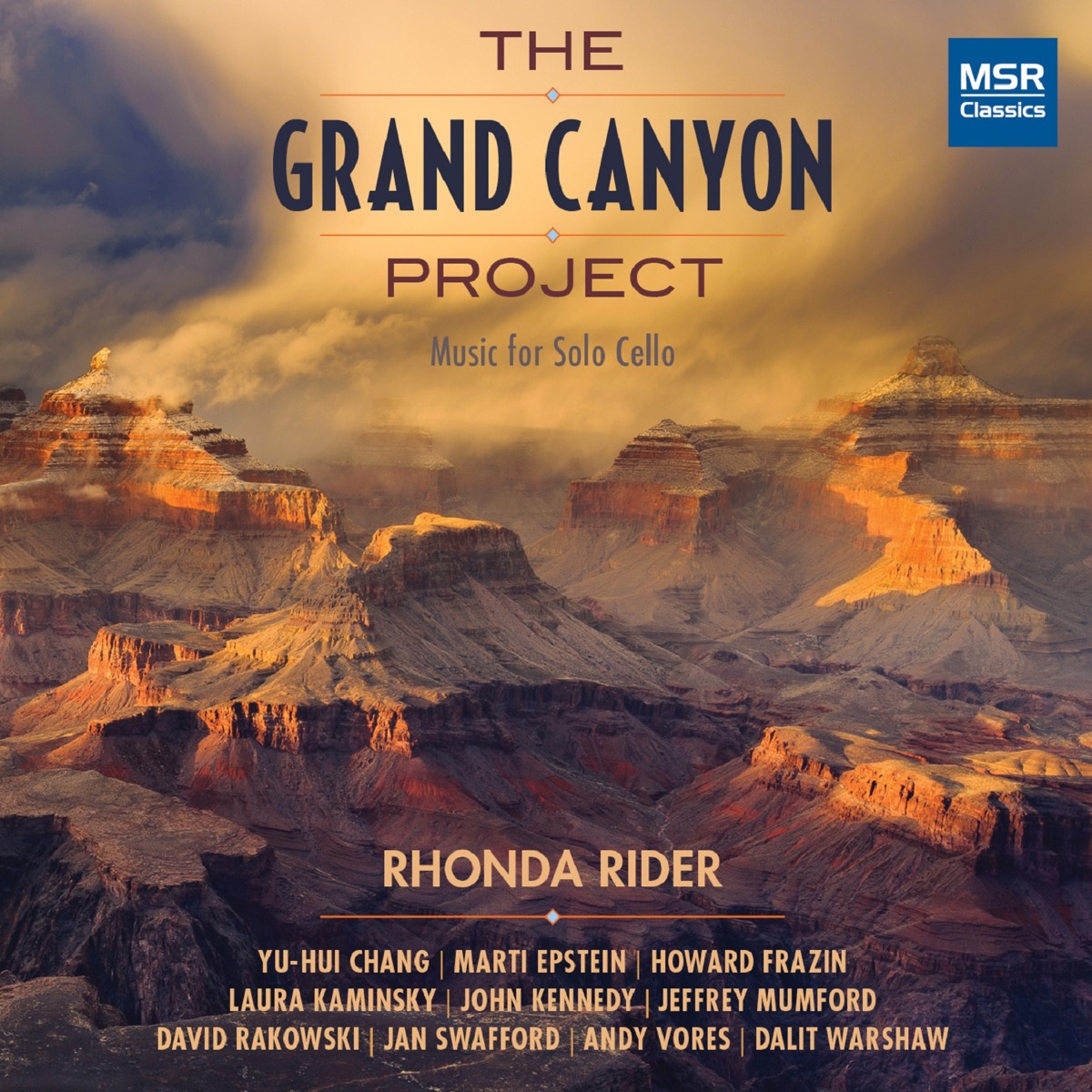 The Grand Canyon Project: Music for Solo Cello by Rhonda Rider album cover